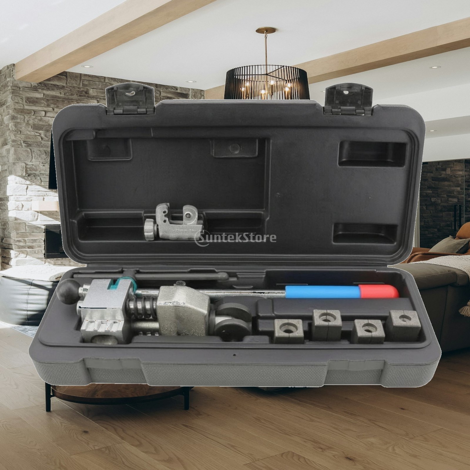 Tools For Garage Workshop - Bremsleitungs-Bördelwerkzeug-Set, Multifunktions-Bördelwerkzeug-Set mit Koffer, Handwerkzeug für