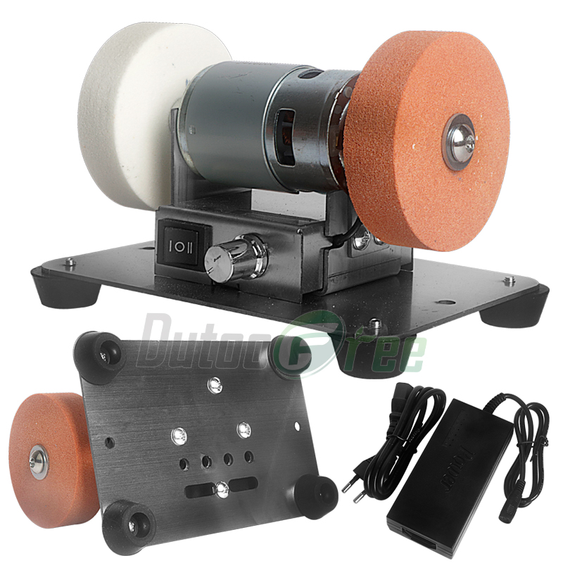 Workshop Tools Wood - 110V-220V Mini-Schleifmaschine Tischschleifen grobe und feine