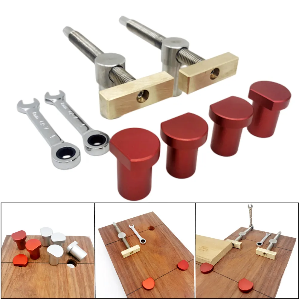 Bench Dog Hole - Holzbearbeitungs-Tischklemme, verstellbare Klemme mit Bohrungen für