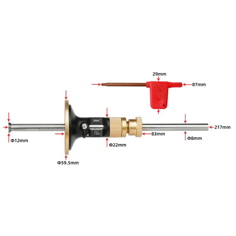 Aluminium-Holzbearbeitungs-Mar – Workshop Measuring Tools Bewertung und Preis