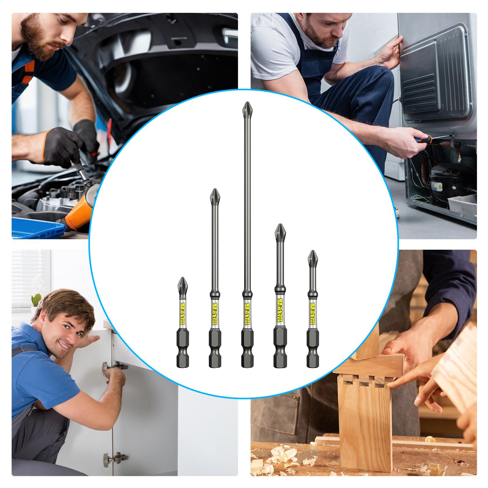 Bohrer-Schraubendreher-Bit-Set – Tools For Garage Workshop Bewertung und Preis