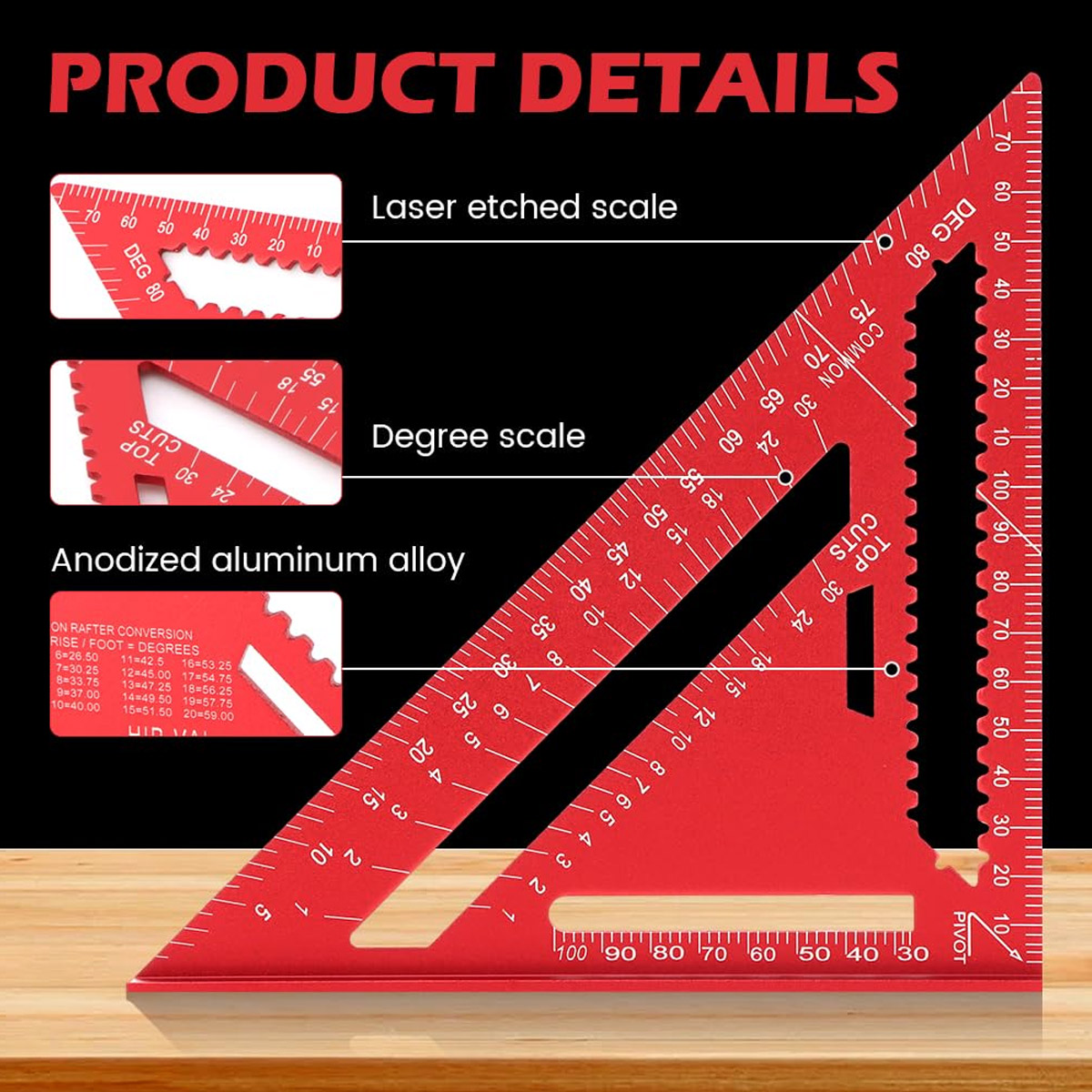 Aluminium-Legierung Winkelline – Workshop Measuring Tools Bewertung und Preis
