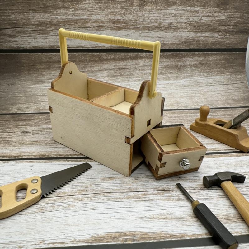 【BS】1/12 Puppenhaus Mini Holz- – Workshop Tools Toy Bewertung und Preis