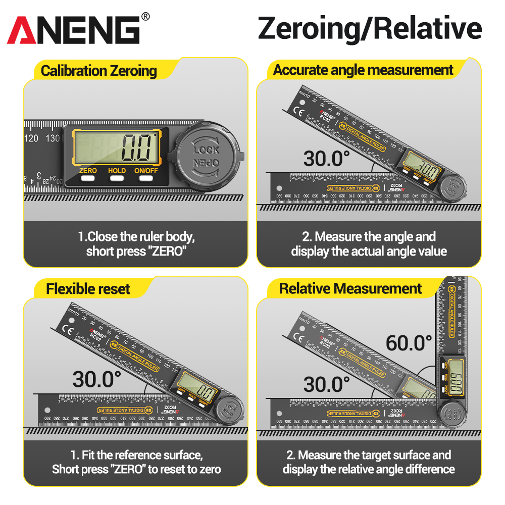 ANENG RC02 Digitaler Winkelmes – Workshop Measuring Tools Bewertung und Preis