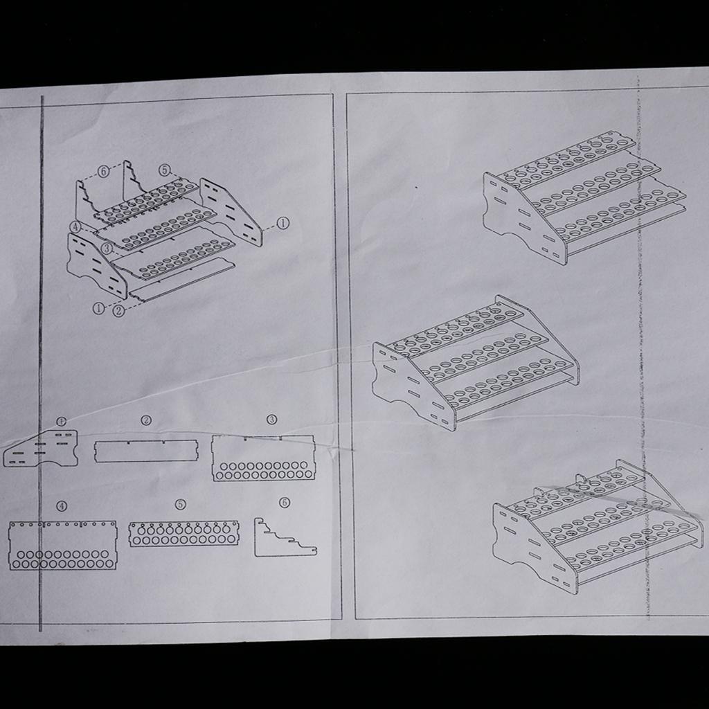 Farbständer Holz-Organizer mit – Workshop Tools Shelf Bewertung und Preis