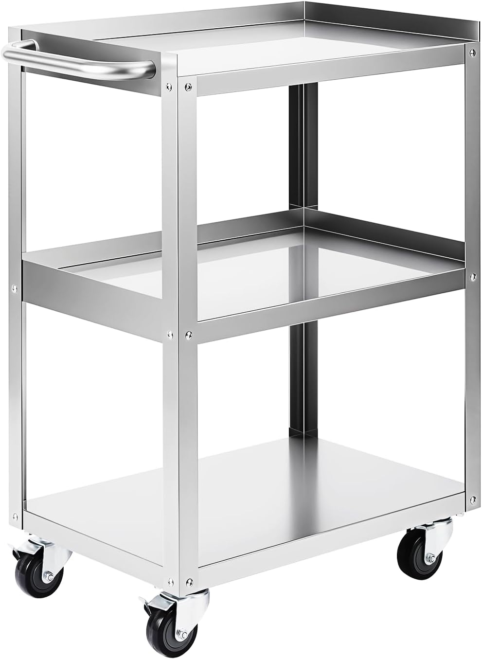 3-stöckiger Edelstahl-Rollwage – Workshop Tools Shelf Bewertung und Preis